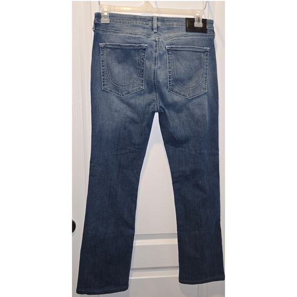 True Religion Becca Mid Rise BootCut jean sz 33 - Picture 2 of 7